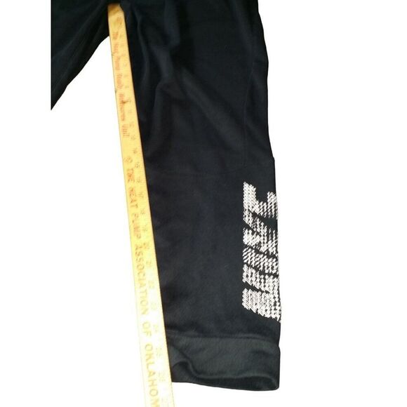 Nike Joggers Men Sz XXL Black Embroidered Dri Fit Casual Workout Athleisure - Picture 5 of 7